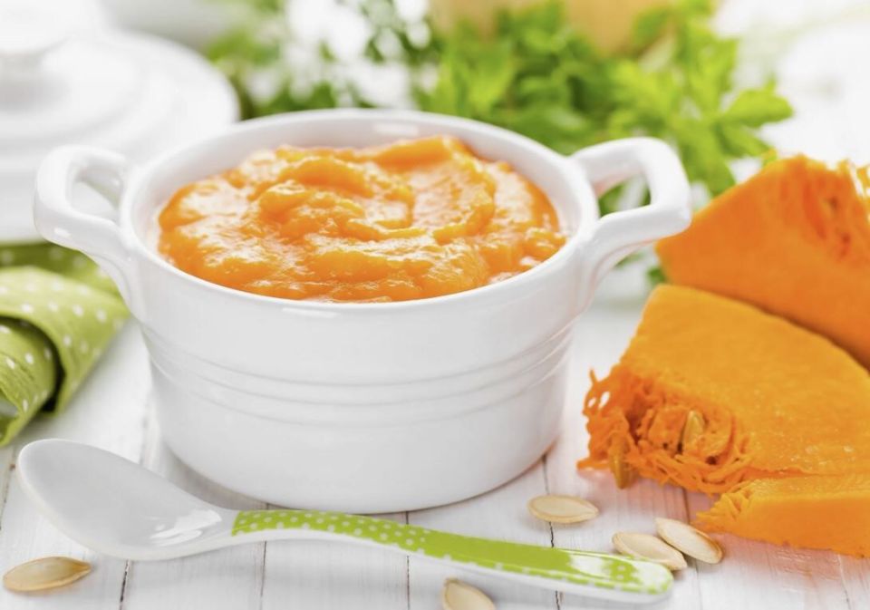 Тыквенное пюре для малышей: полезный и простой рецепт