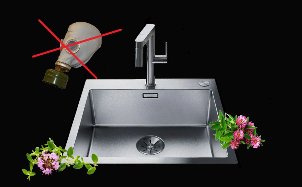 Как заметно уменьшить запах из кухонной раковины без сложной химии