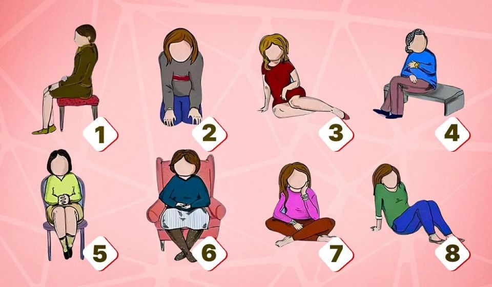 Ваши привычки сидения как отражение характера