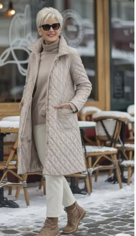Современные пуховики ниже колена: как создать стильный зимний образ