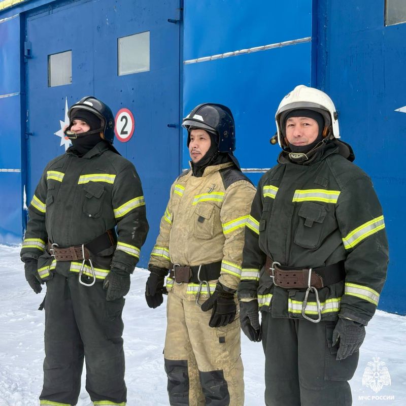 Ребята из 5 ПСЧ города Анадырь желают безопасных выходных и напоминают: