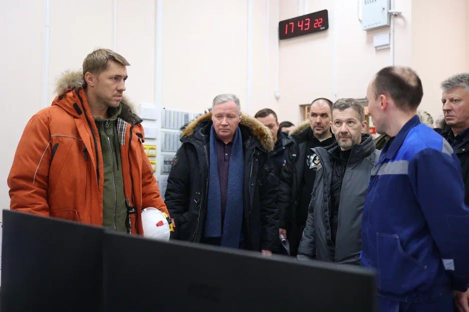 Губернатор Чукотки вместе с представителями Минвостокразвития и Полпредства ДФО проверили ход работы нового энергоцентра Билибино