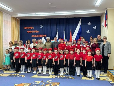 Сергей Спицын: В детском саду «Сказка» состоялась торжественная церемония посвящения наших юных жителей, воспитанников подготовительных групп в кандидаты движения «Юнармия»