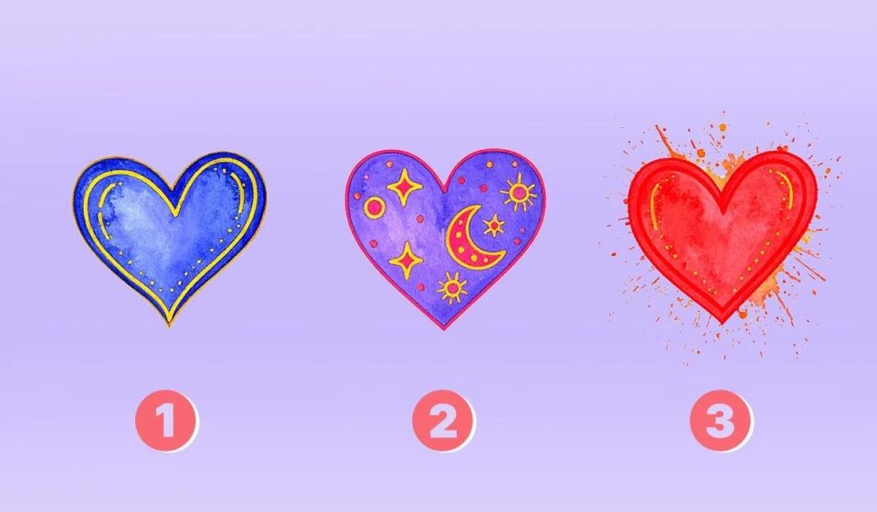 Сердца на выбор: визуальный тест, который поможет найти идеального партнера