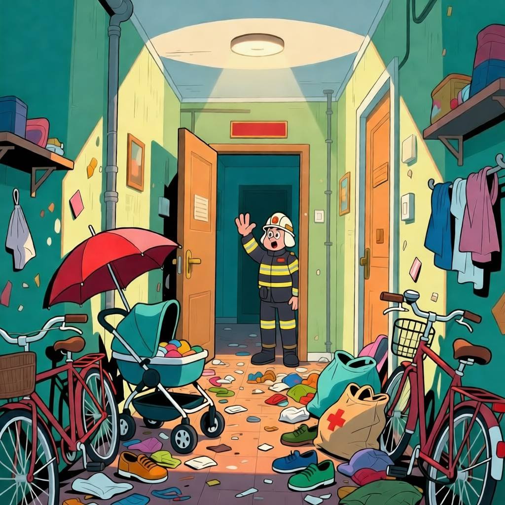 Почему нельзя оставлять велосипеды и коляски в подъездах?