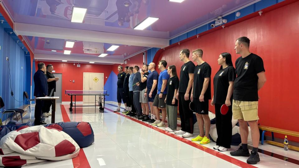 Сотрудники следственного управления СК России по ЧАО приняли участие в турнире по настольному теннису среди силовых структур