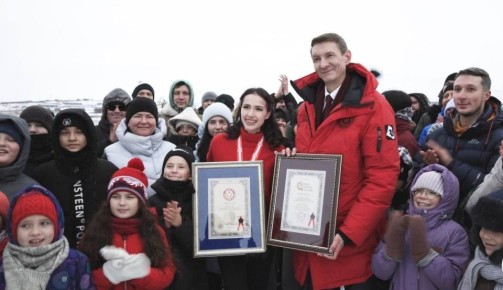 Олимпийская чемпионка Алина Загитова установила рекорд России на Чукотке