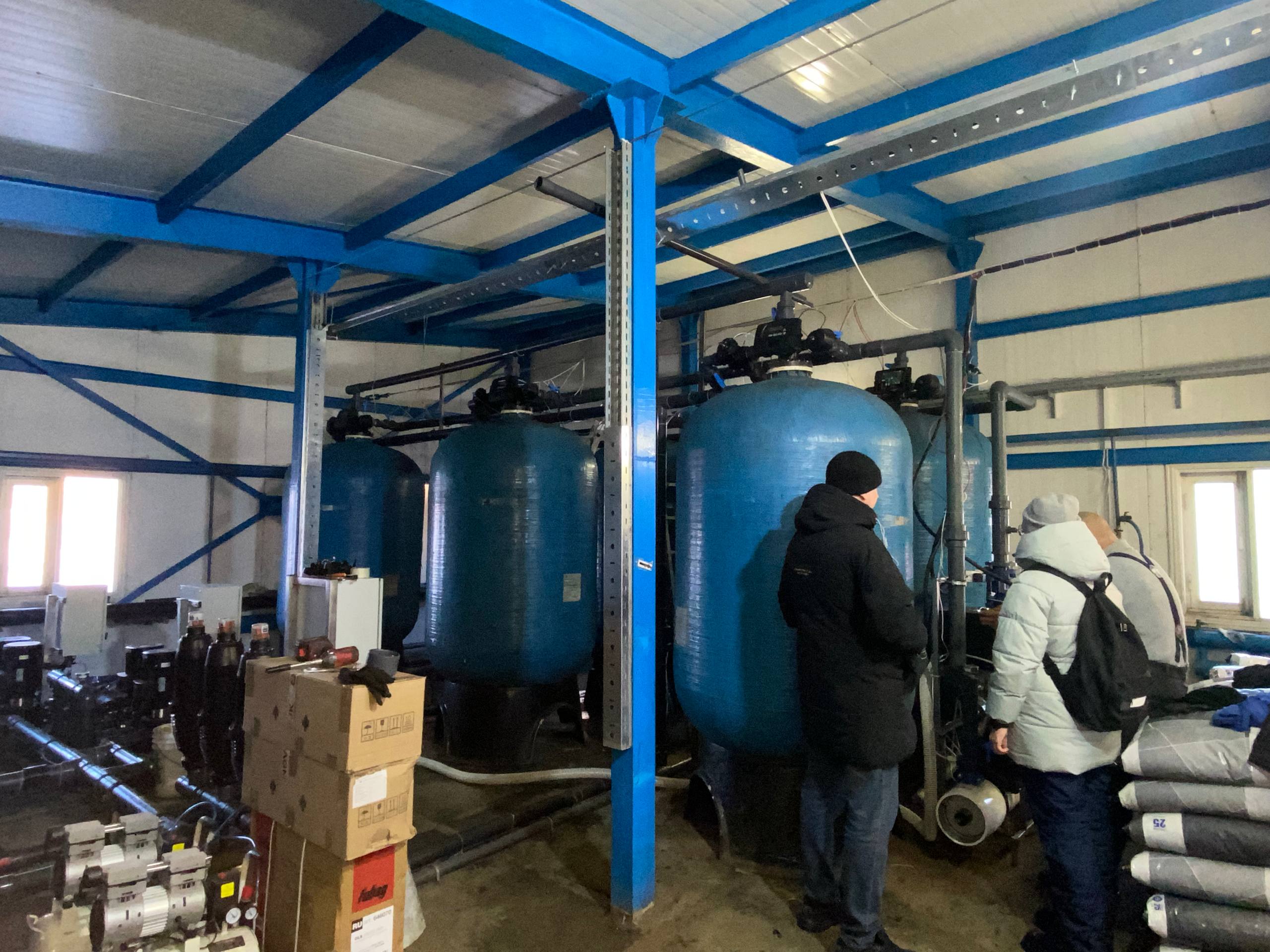 В селе Лаврентия на станции водоподготовки завершились работы по улучшению качества питьевой воды, проводимые специалистами ООО «Мегалит»