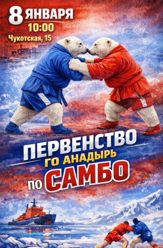 Заскучали?. а у нас отличная новость, 8 января в 10-00 состоится первенство г.Анадырь по самбо
