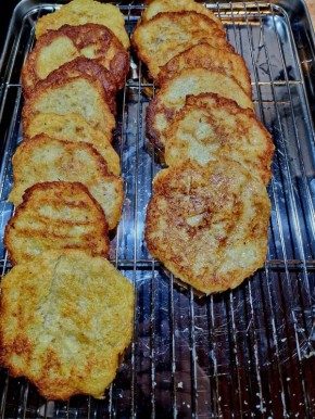 Постные драники из картофеля с фасолью