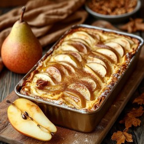 Творожная запеканка с грушами: простой рецепт для домашнего уюта