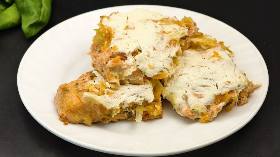 Легкая и полезная форель с овощами за полчаса