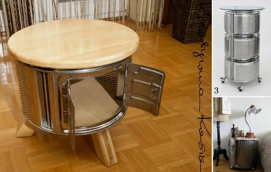 Как вторично использовать старую стиральную машину: необычные идеи для дома и дачи