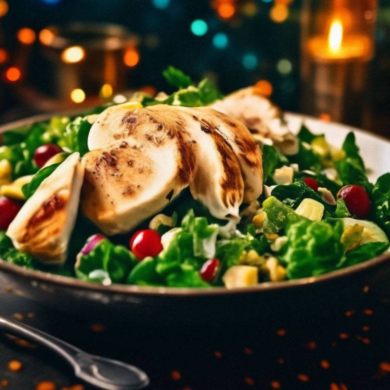 Три изумительных салата с курицей для новогоднего стола