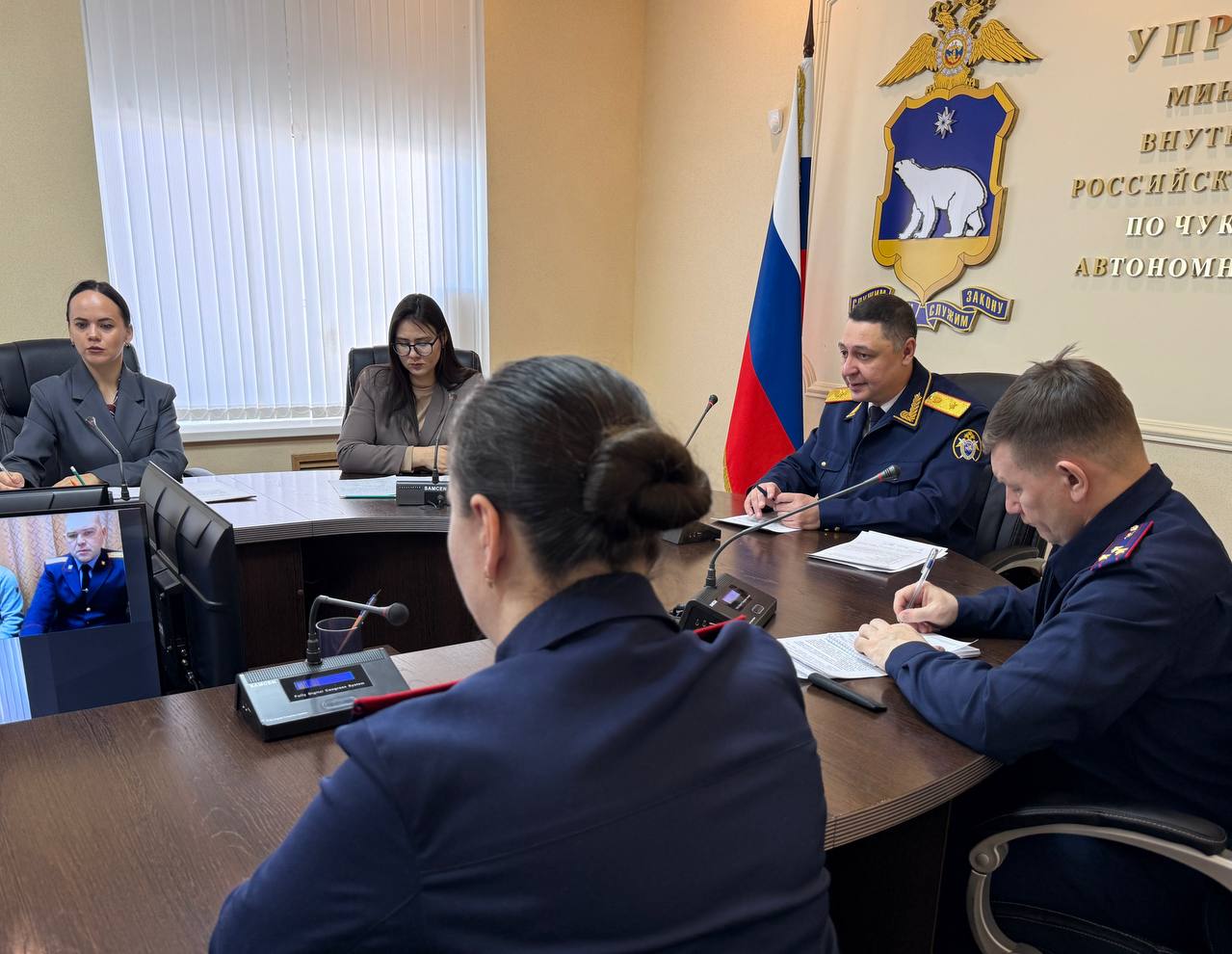 Руководитель следственного управления СК России по Чукотскому автономному округу провел приём жителей городов Певек и Билибино в формате видеоконференцсвязи Руководитель следственного управления СК России по Чукотскому автономному округу провел приём жителей городов Певек и Билибино в формате видеоконференцсвязи