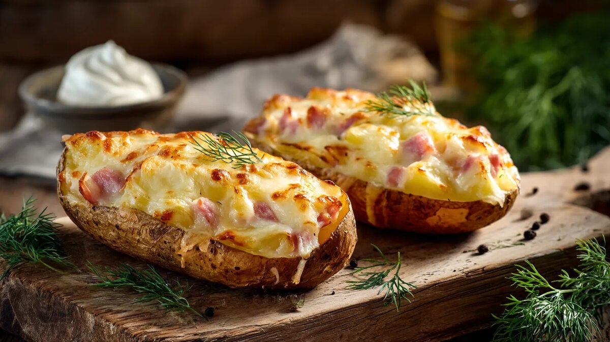 Картофель с ветчиной и сыром: простой и эффектный рецепт для любого повода