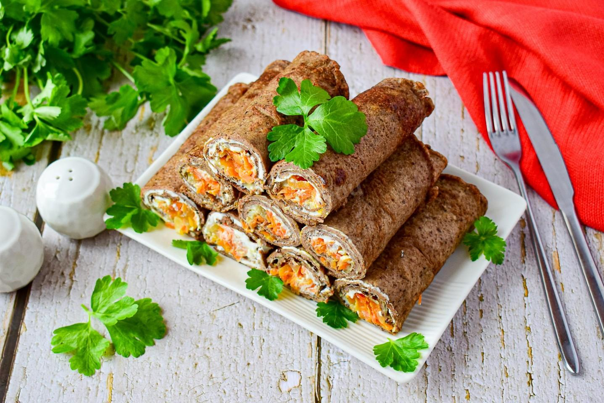 Печеночные блинчики с морковной начинкой: Рецепт, который стоит попробовать