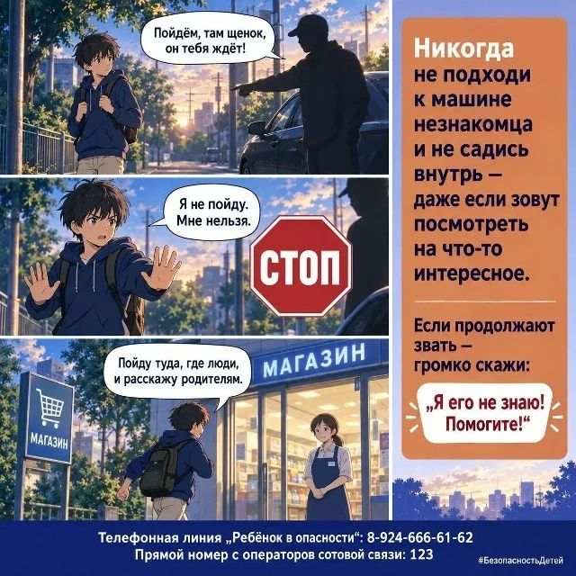 Следственное управление СК России по Чукотскому автономному округу напоминает о важности соблюдения правил личной безопасности несовершеннолетними при взаимодействии с незнакомыми лицами Следственное управление СК России по Чукотскому автономному округу напоминает о важности соблюдения правил личной безопасности несовершеннолетними при взаимодействии с незнакомыми лицами