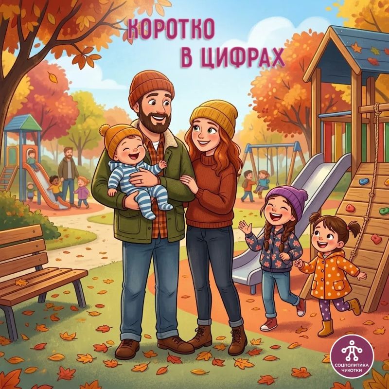 В этом году на Чукотке родилось 124 третьих и последующих детей