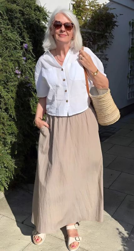 Как создать стильный летний образ для женщин 60+