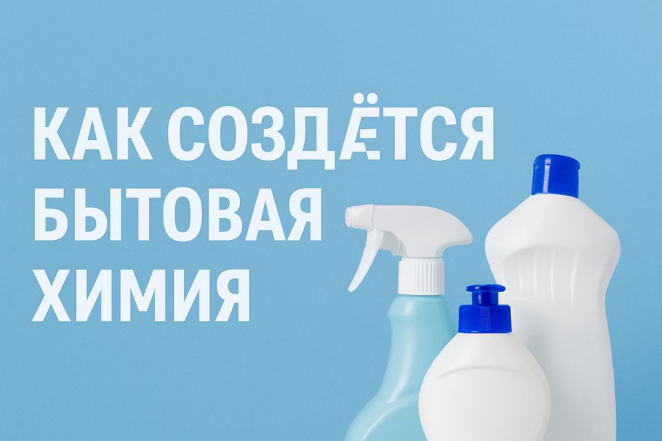 Как создаётся бытовая химия: от лаборатории до полки магазина