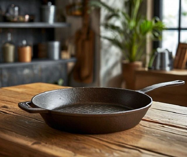 Как эффективно очистить чугунную сковороду от нагара и жира